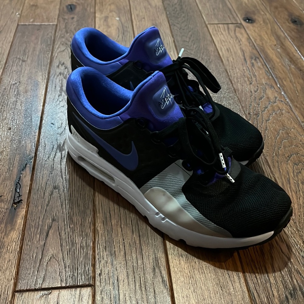 Purple and Black air maxes